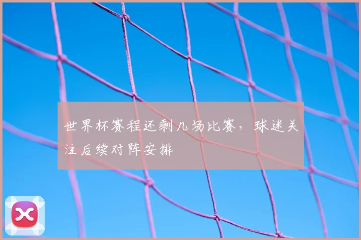 世界杯赛程还剩几场比赛，球迷关注后续对阵安排
